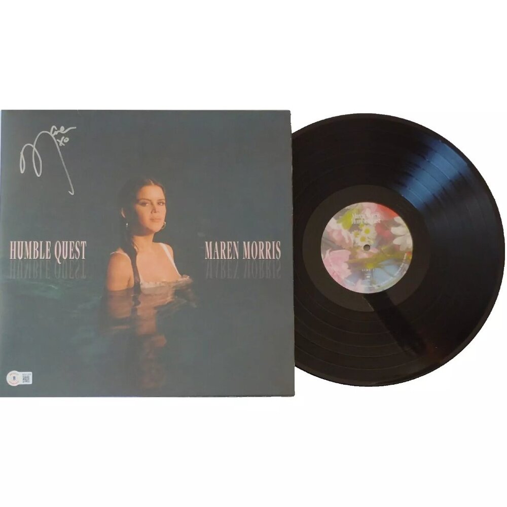 Maren Morris Signed Humble Quest Vinyl Record Album Cover Beckett COA Autograph